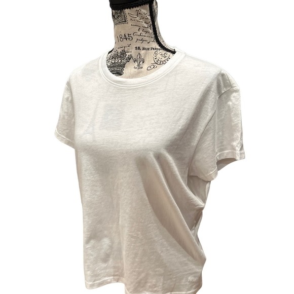 ATM WOMEN'S WHITE SHORT SLEEVE T-SHIRT XL EUC - Picture 3 of 7